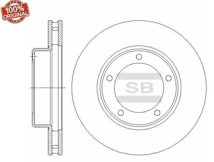 Диски Sangsin Brake передние SD4037
