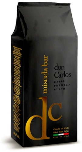 Кофе Carraro Don Carlos зерновой в пакете 1000 г