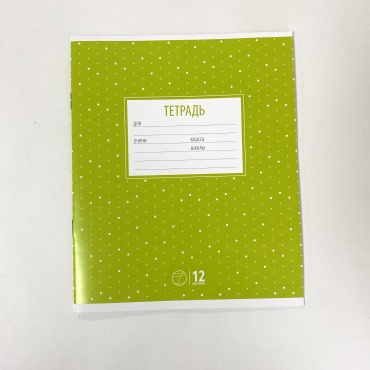 Набор школьных тетрадей ArtSpace Однотонная. с орнаментом, 12 л, А5, косая линейка, мягкая обложка, 10 шт