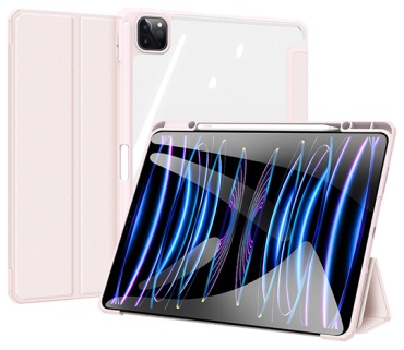 Чехол DD Dux Ducis для Apple iPad Pro 12.9 (2018), iPad Pro 12.9 (2020), iPad Pro 12.9 (2021), iPad Pro 12.9 (2022) 12.9 дюйм розовый