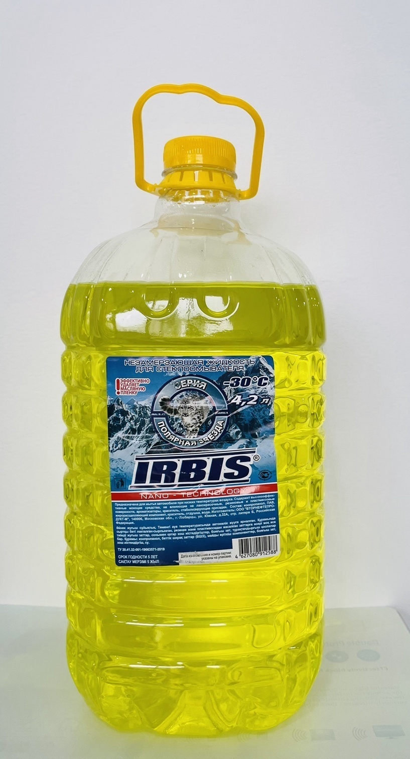 Жидкость для стеклоомывателя Irbis 4627080912588 Nano Technology -30С 4.2 л
