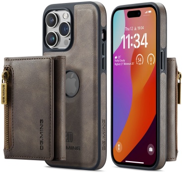 Чехол DG.MING для Apple iPhone 14 Pro темно-коричневый