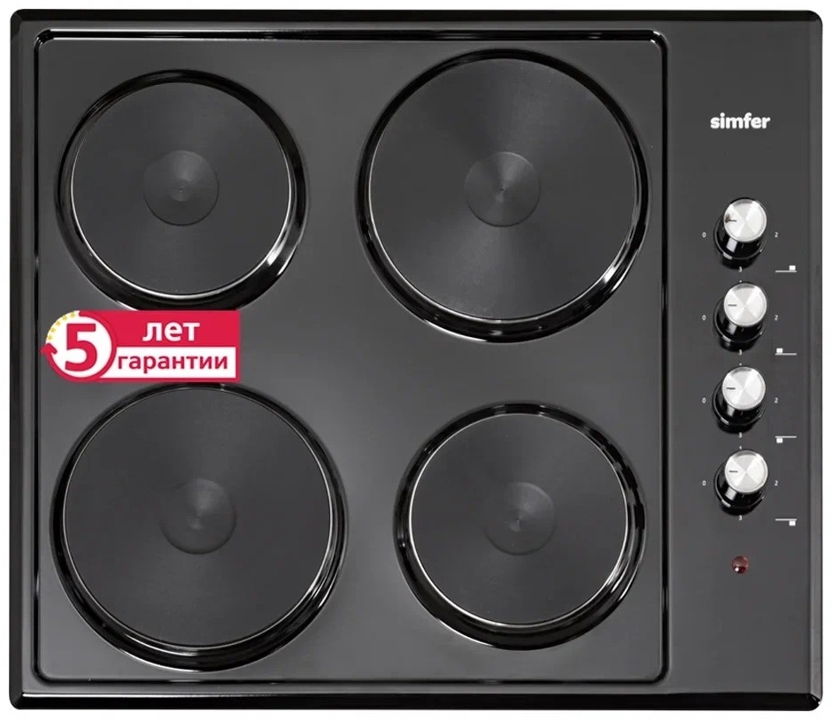 Купить Варочная поверхность Simfer H60E04B016 черный в кредит в Алматы ...