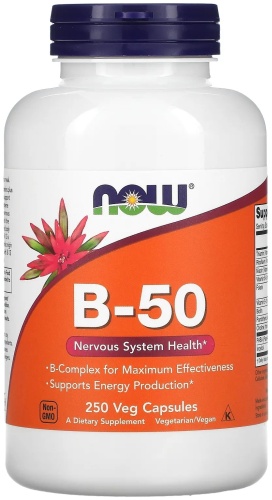 NOW B-50 капсулы 250 шт