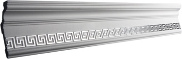 Glanzepol GP-24 Silver 2000x53x140 мм, серебристый, белый