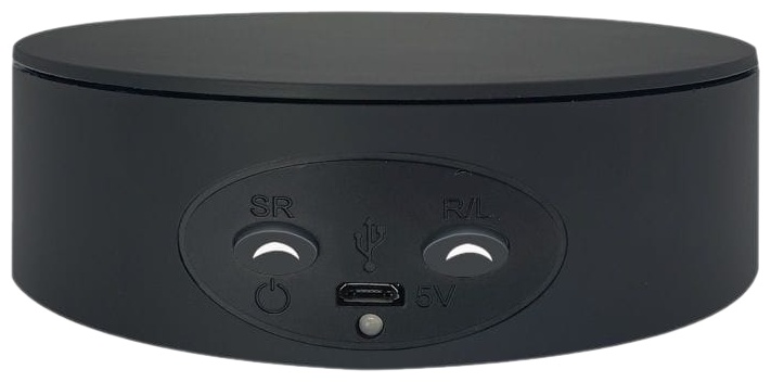 Поворотный стол для 3D съемки Wellamart wl8077 13 см черный