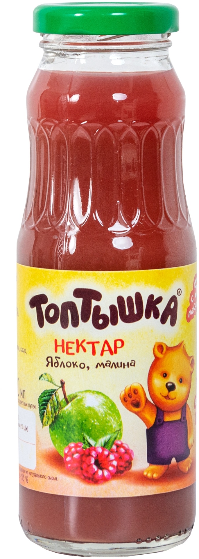 Купить Топтышка нектар яблоко и малина 250 г в Алматы – Магазин на Kaspi.kz