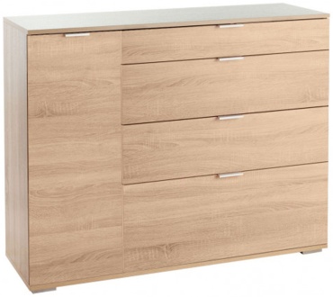 Комод Elite Comfort Юлиана, 120x39x95 см, коричневый