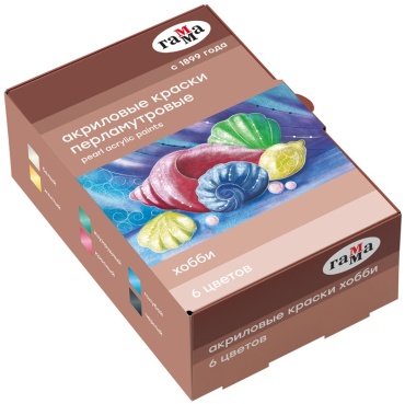 Акриловые Гамма 180120226 мультиколор 6 шт 20 мл