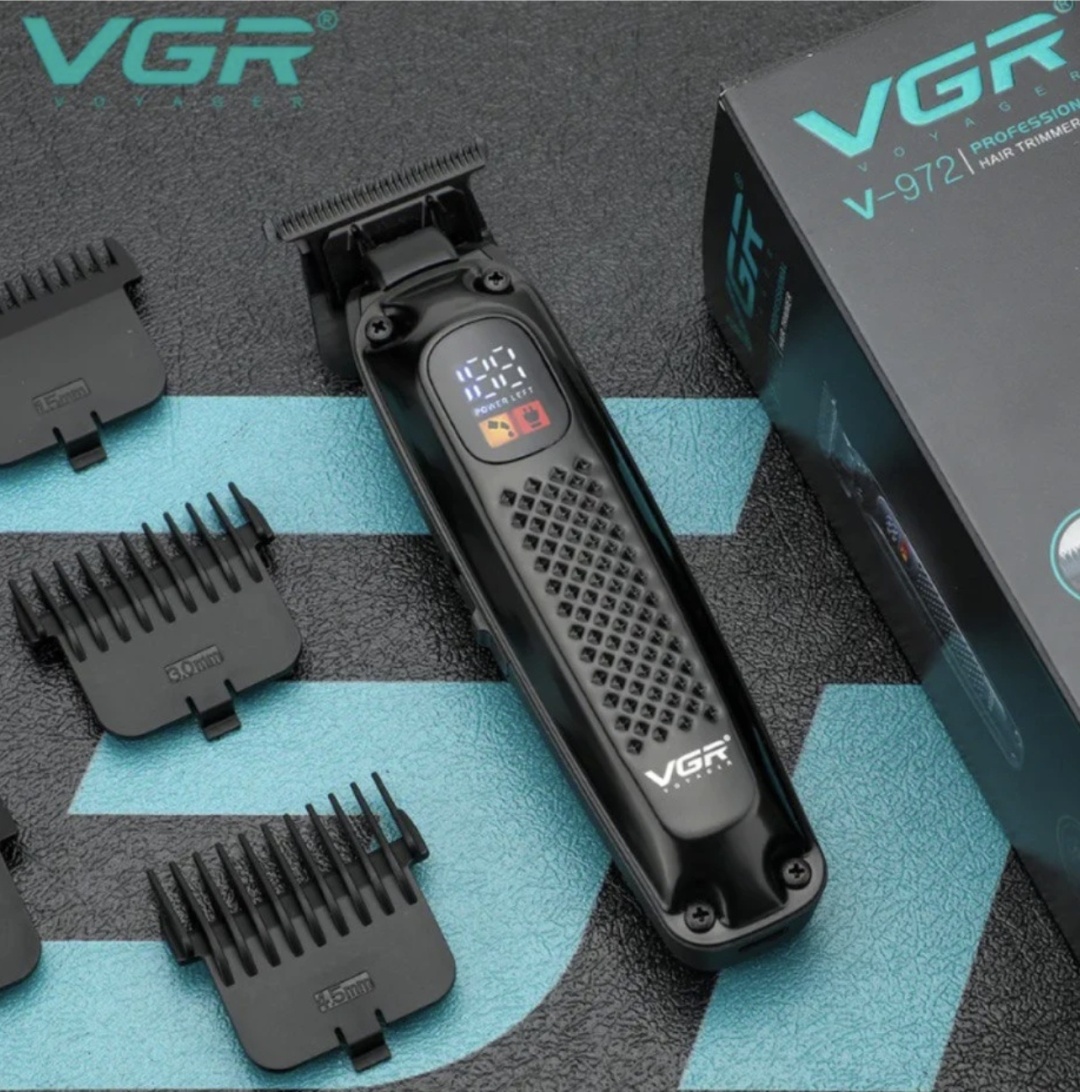 VGR Professional машинка для стрижки Y972 черный