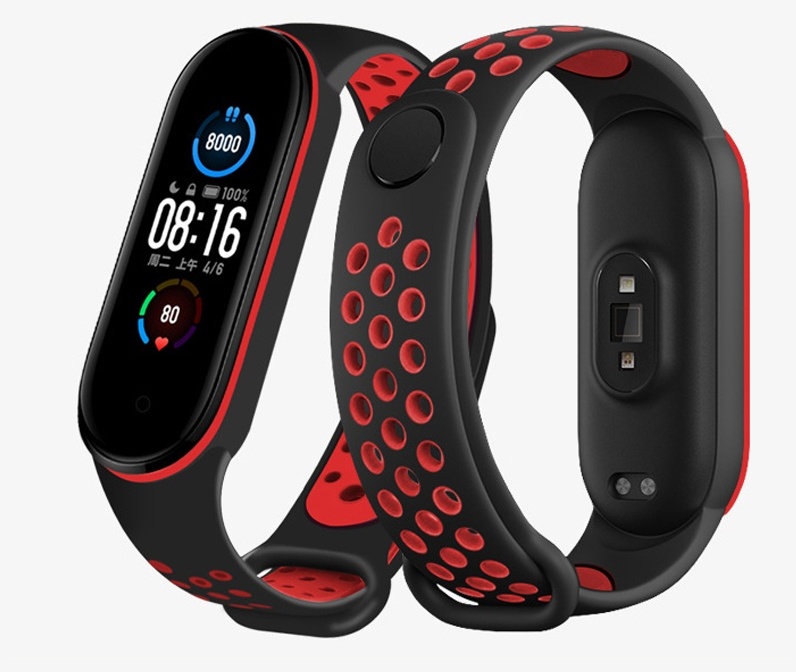 Купить Ремешок AIRIS для Xiaomi Mi Band 6 красный в Алматы – Магазин на ...