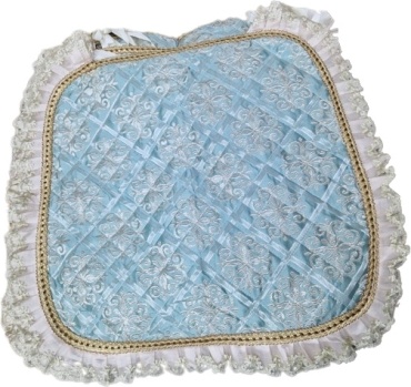 Накидка для стула 902623 голубой 60x60 см
