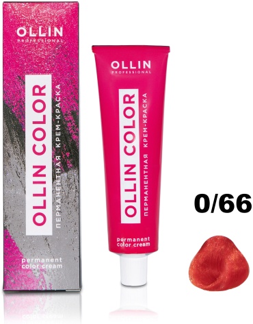 Ollin Professional Color 0/66 красный крем-краска 60 мл