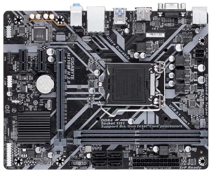Материнская плата GIGABYTE H310M H 2.0 (rev. 1.0)