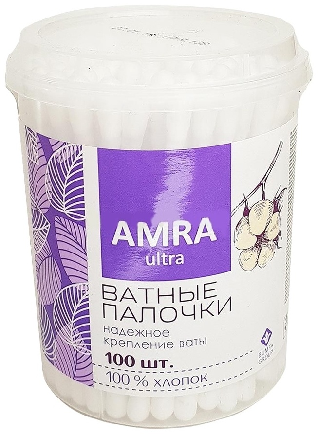Amra ватные палочки Ultra 100 шт