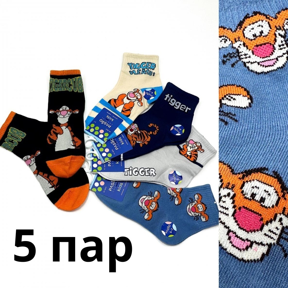 Носки Passo chantal AC70 5 пар мультиколор 5-7 лет