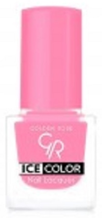GOLDEN ROSE лак Ice Color 138 розовый 6 мл
