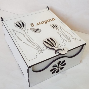 Коробка Zazu gifts 1 шт, 21х17.5х8 см
