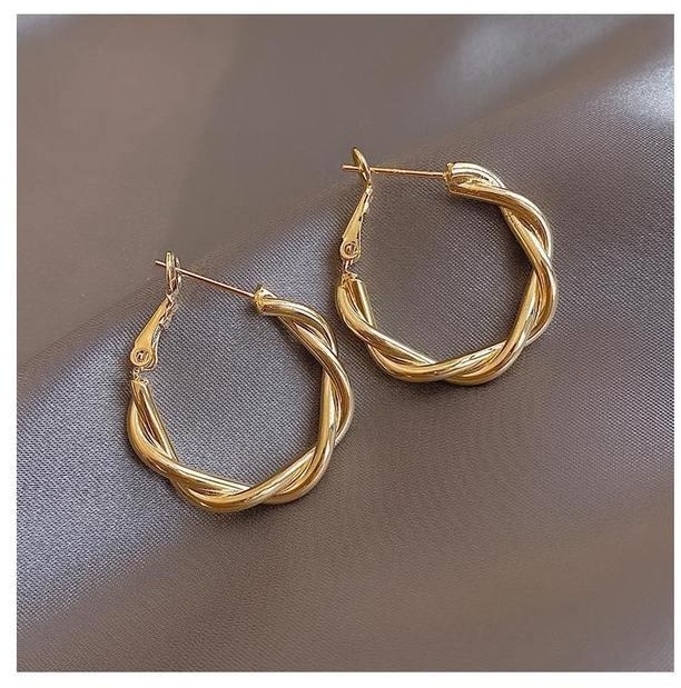 Серьги Fashion Jewelry бижутерный сплав, без вставок