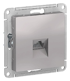 Компьютерная розетка (RJ45) Systeme electric 300200433_, алюминий