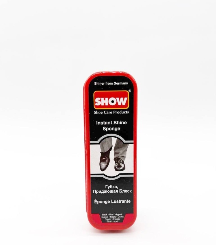 SHOW губка черный, Shoe Care Products Instant Shine Sponge Lustrante