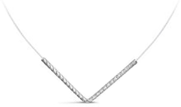 Колье kari jewelry 55900810 длина 40 см вес 0.7 г серебро, без вставок