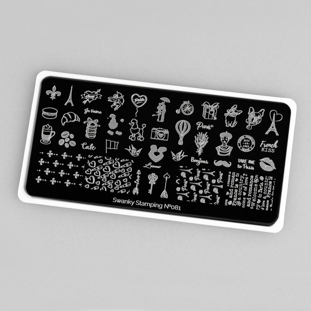 Swanky Stamping пластина для стемпинга 081