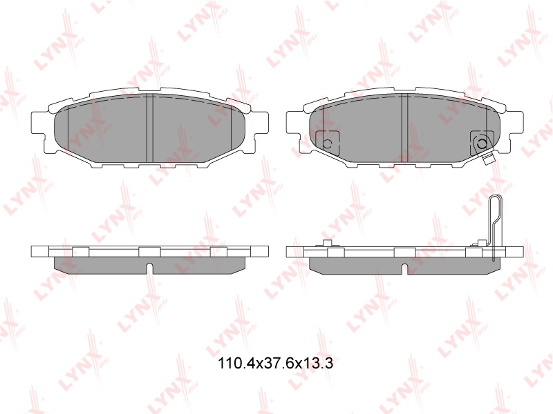 Колодки LYNXauto задние BD7103 4 шт