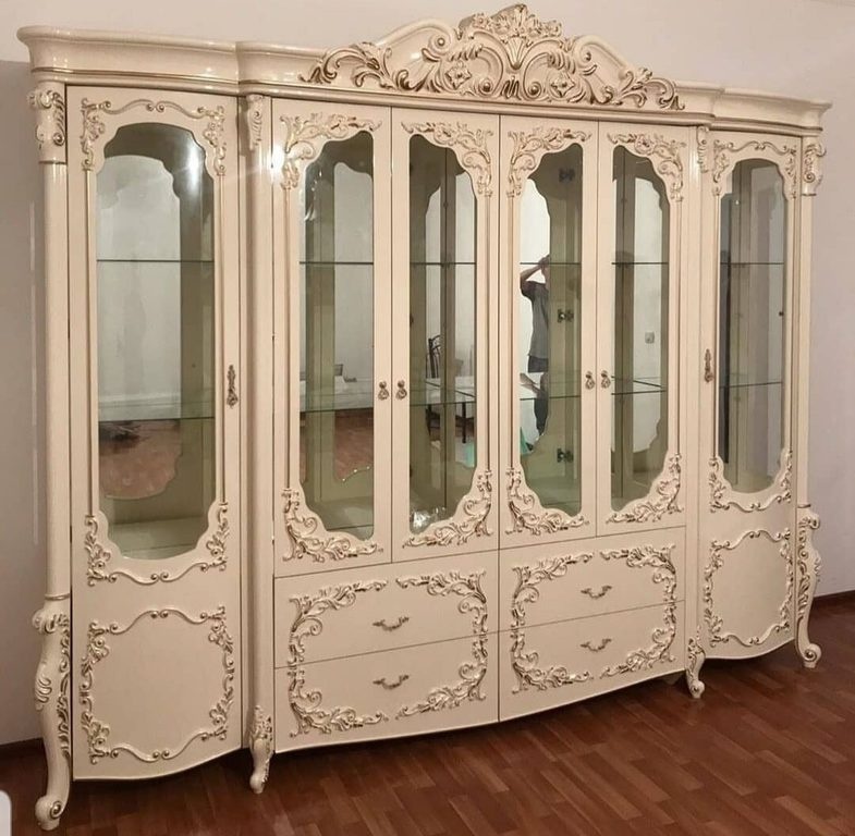 Купить Шкаф-витрина напольный ВЕНЕЦИЯ 6Д 245х300х59 см в Алматы ...