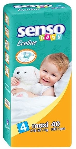 Подгузники SENSO BABY 4, 40 шт