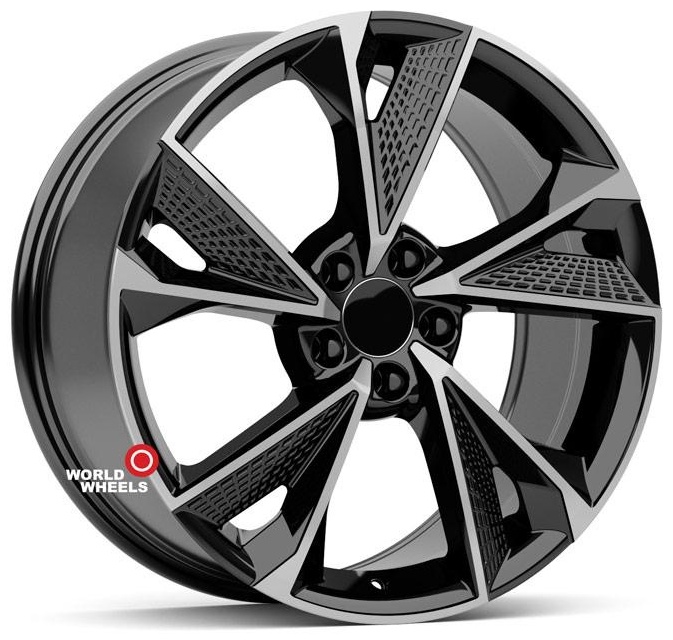 WorldWheels 347-2101 9.5x21/5x112 D66.6 ET30 черный