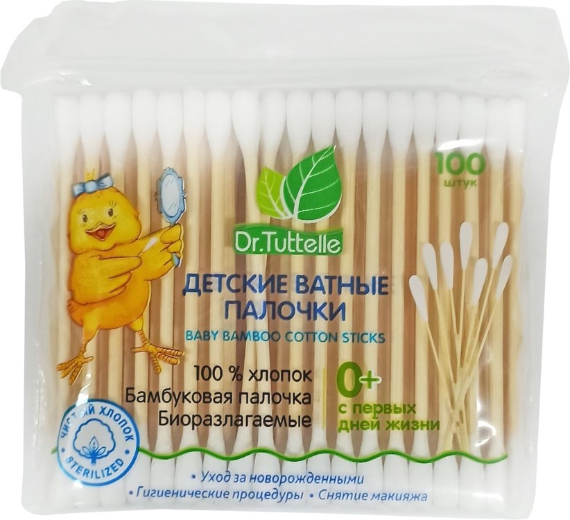 Dr.Tuttelle ватные палочки DT111 100 шт