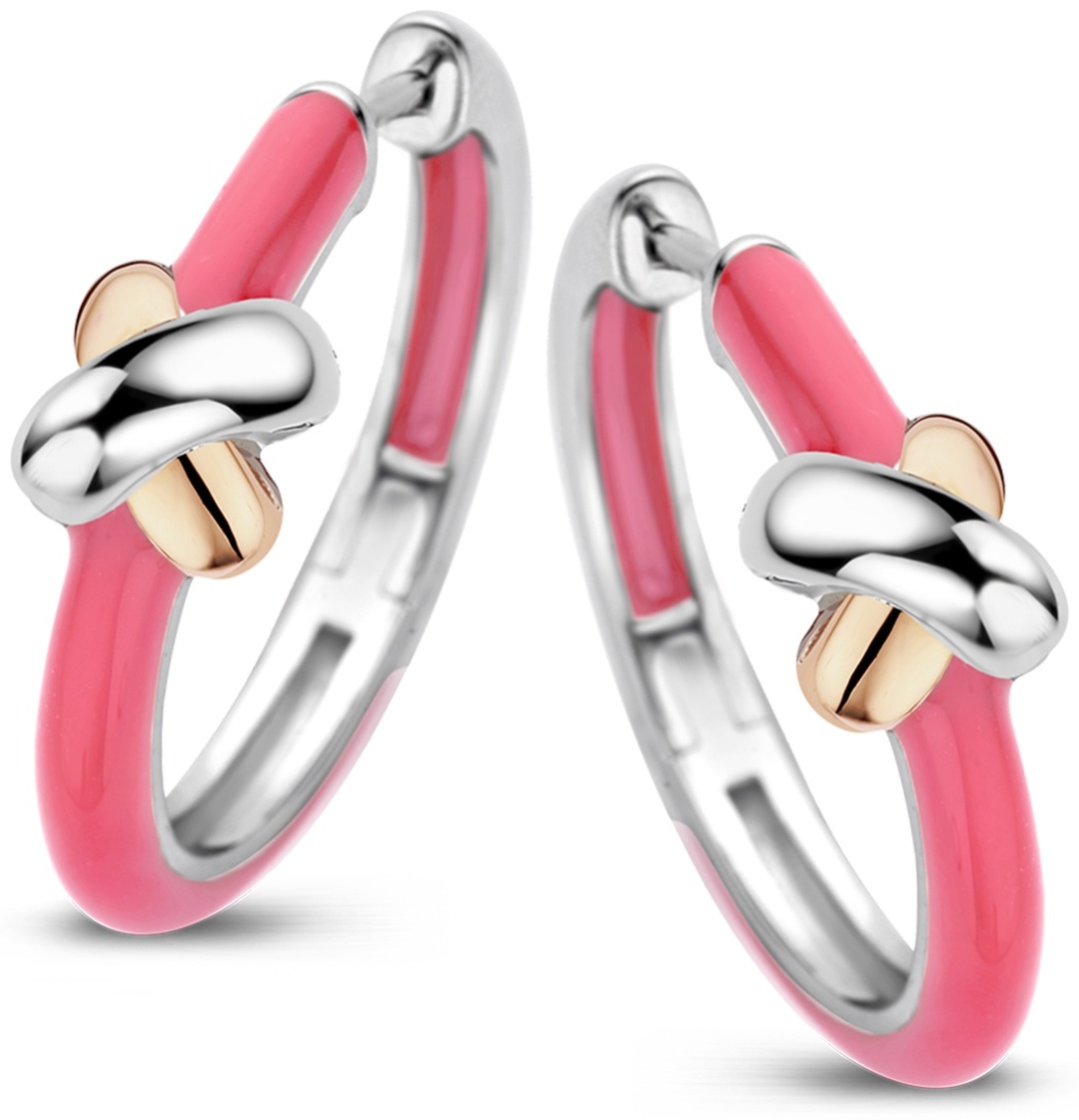 Серьги Tirisi TM7080FP(2P) вес 0.59 г серебро, золото, эмаль