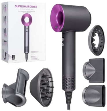 Leafless Super hair dryer фен серый