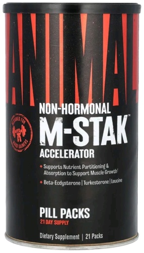 Посттренировочный комплекс Animal Non-Hormonal M-Stak, Accelerator, 21 Pill Packs Neutral