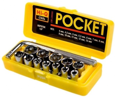 Набор универсальный 13 в 1 STAYER Master Pocket 2-26089-H13