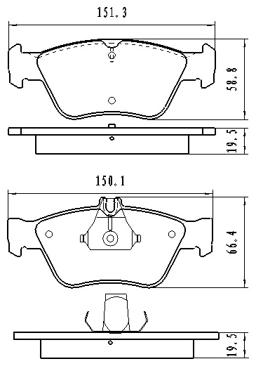 Колодки Winkod передние W0118BP
