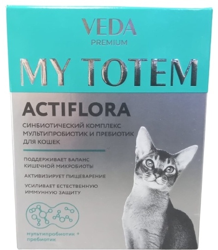Купить VEDA MY TOTEM ACTIFLORA добавка в корм для кошек 30 саше по 1 г ...