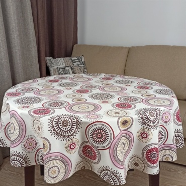 Скатерть With love A.B. 150x150 см, хлопок, дак, 1 шт
