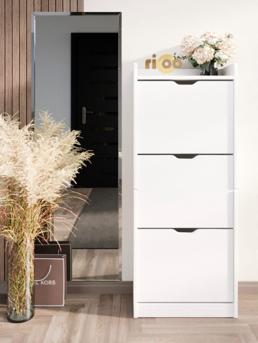 Купить Обувница Ricoo МФ, 50x25x123 см, белый в Алматы – Магазин на ...