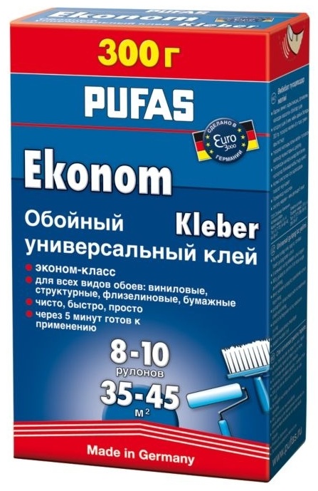 Клей обойный PUFAS Ekonom Kleber универсальный, 300 г