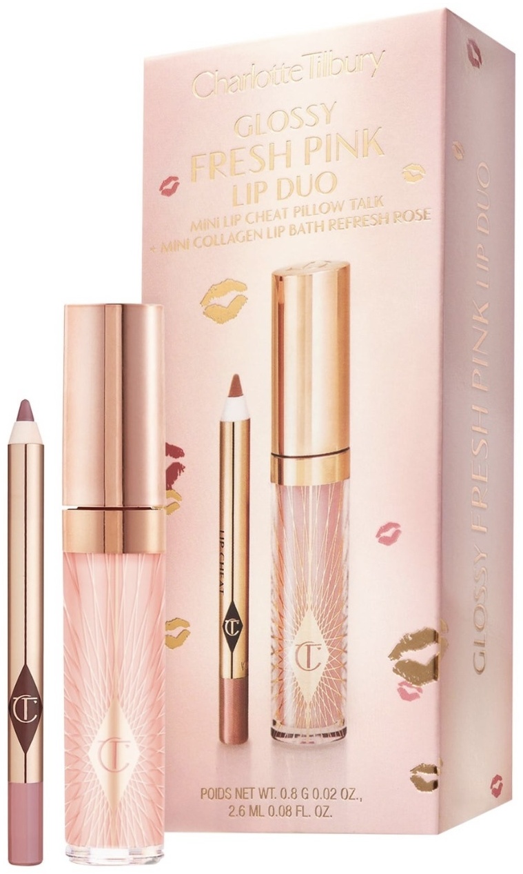 Charlotte Tilbury Glossy Fresh Pink Lip Duo набор декоративной косметики для женщин