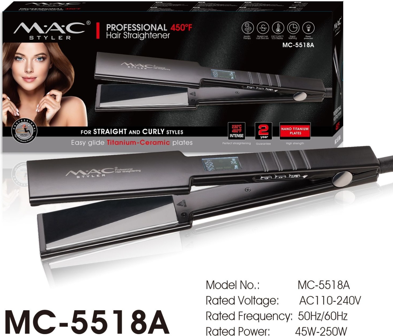 MAC Styler MC-5518A утюжок