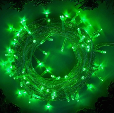 Нить Led Light цвет свечения зеленый 8 м