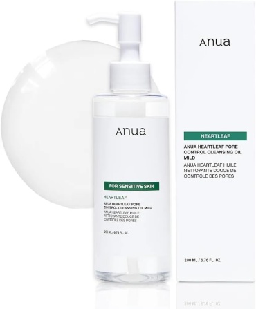 Anua Heartleaf Pore Control Cleansing Oil Mild гидрофильное масло 200 мл