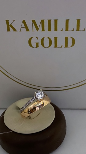 KAMILLLA GOLD KG-XW2J0Q24MET866 размер 17 вес 2.16 г золото, цирконий
