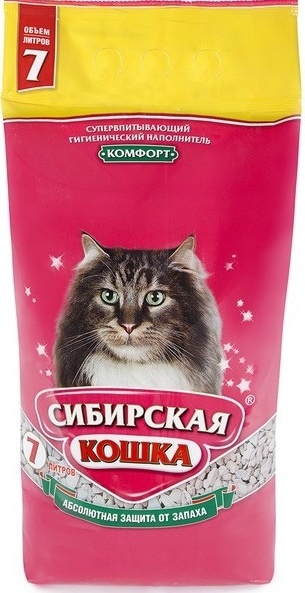 Купить Наполнитель Сибирская Кошка Комфорт 7 л в Алматы – Магазин на ...
