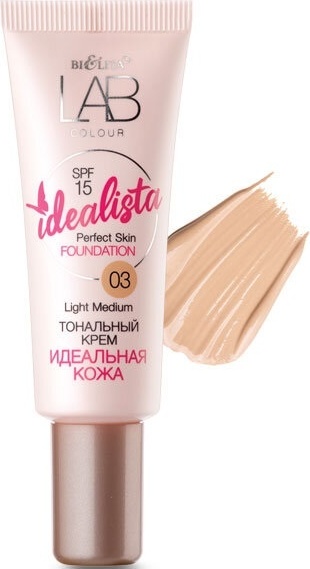 Bielita-Вiтекс LAB Colour Idealista тональный крем 03 Light medium 20 мл
