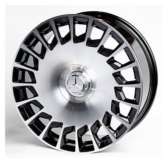 Kipardo 1464 9.5x20/5x112 D66.6 ET35 4 диска черный, серебристый