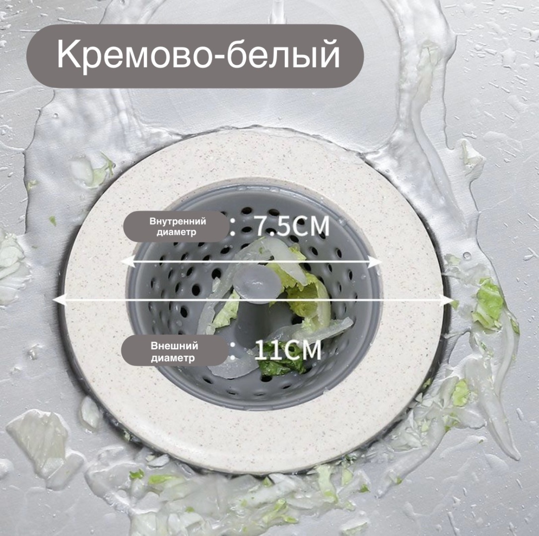 Ситечко для мойки 181636747 11x7.5 см